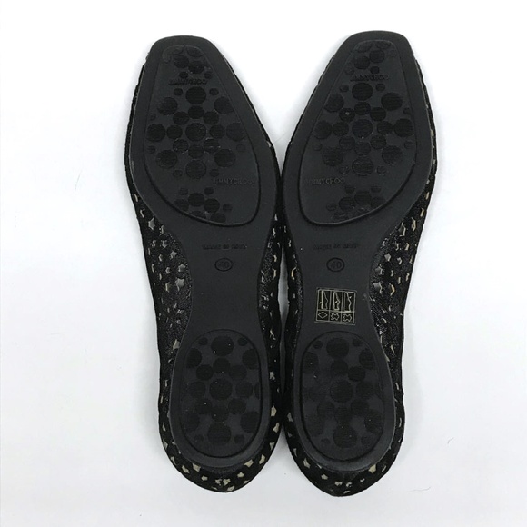 ❌❌SOLD❌❌ JIMMY CHOO STAR Sparkle Flats 40 9.5 - Picture 7 of 8